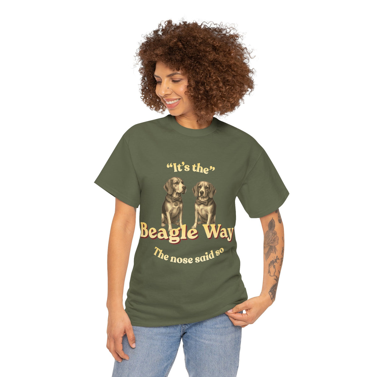 Beagle Way T-Shirt — "It's the Beagle Way" Retro Dog Lover Tee