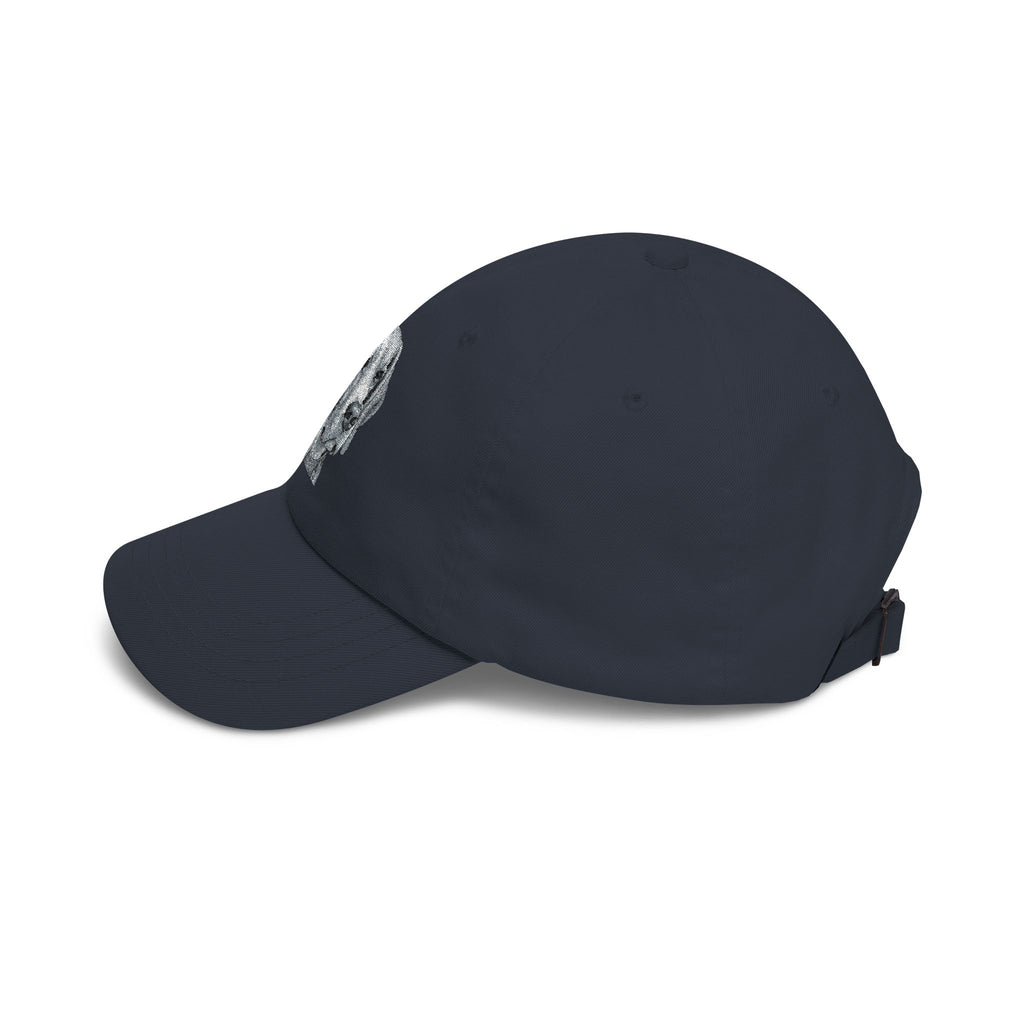 Beagle Embroidered Dad Cap — Barry the Distinguished Bowtie Beagle