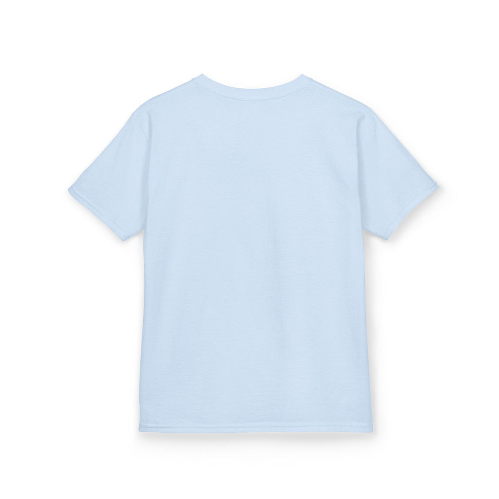 Kids Tee — Beagle Holding Straw Hat Cute Dog Graphic