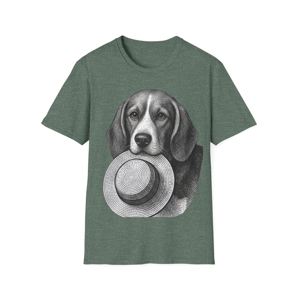 Beagle Portrait T-Shirt — Realistic Dog Face Tee for Dog Lovers