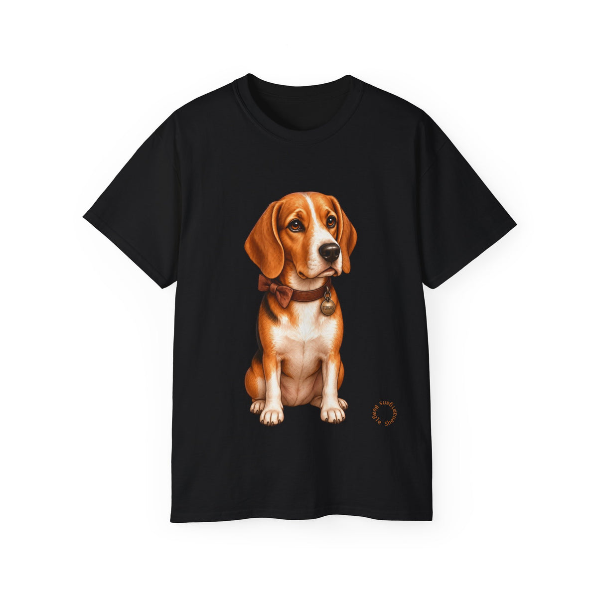 Beagle Dog T-Shirt — Cute Realistic Puppy Tee for Dog Lovers