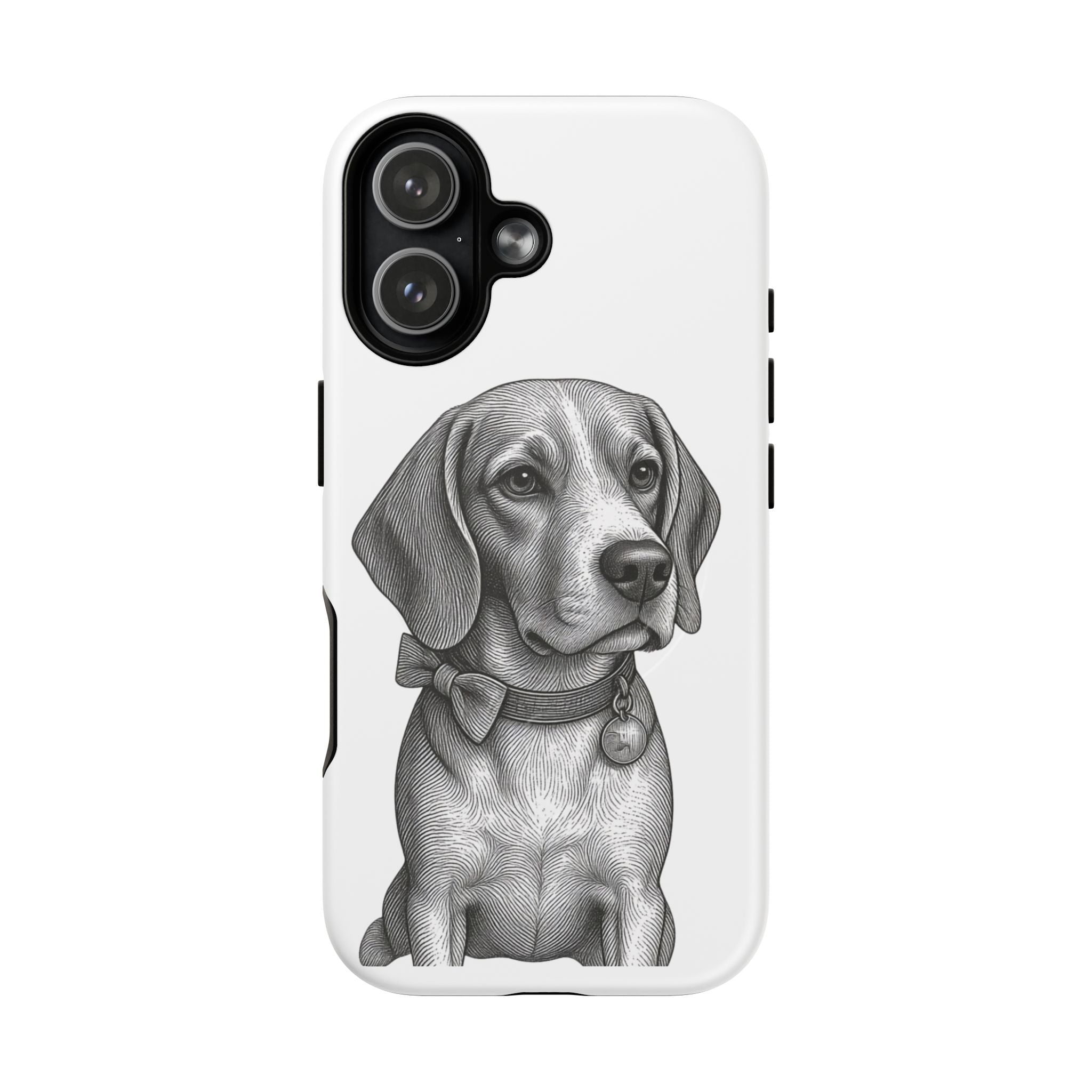 Beagle Portrait Tough Magnetic Phone Case — Barry the Distinguished Beagle