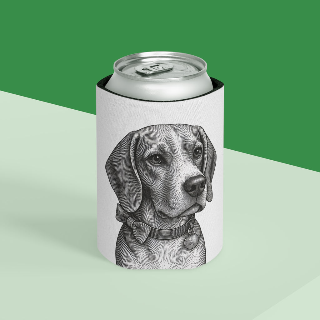Beagle Can Cooler – Barry the Distinguished Bowtie Beagle