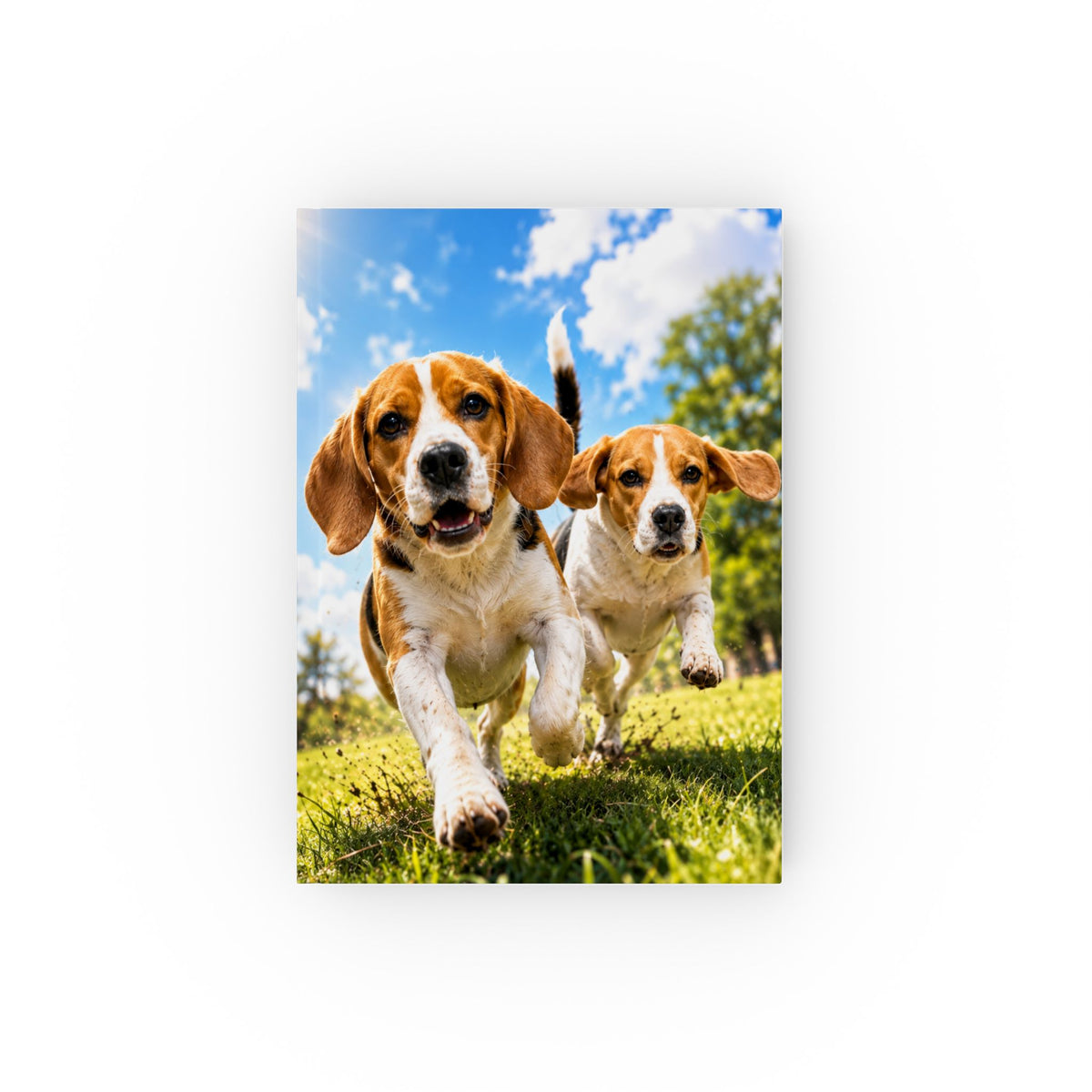 Beagle Shenanigans Hardback Journal — Playful Beagle Notebook for Dog Lovers