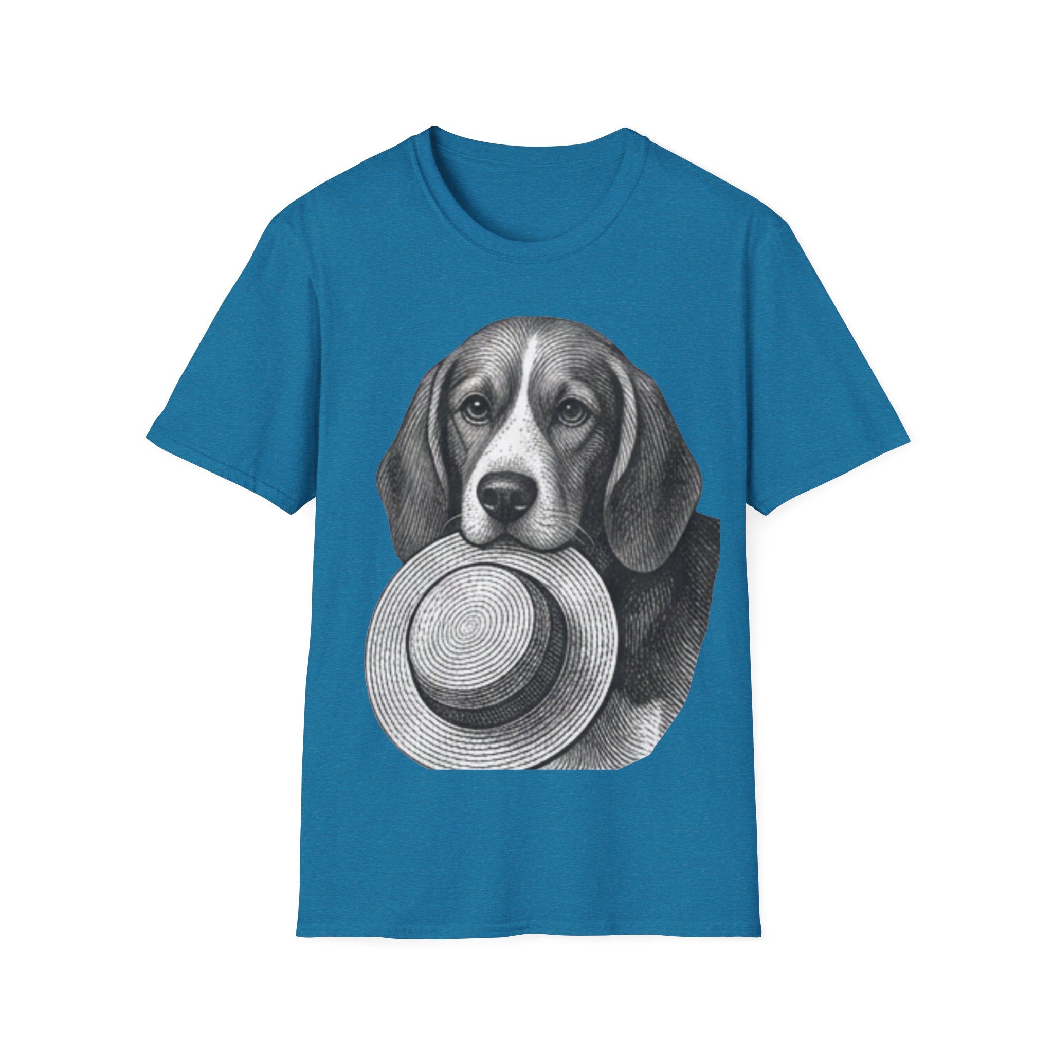 Beagle Portrait T-Shirt — Realistic Dog Face Tee for Dog Lovers