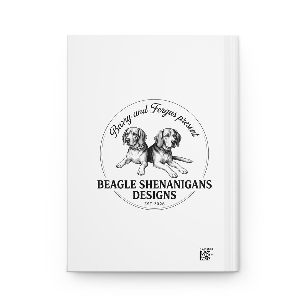 Beagle Garden Journal — Lined Hardcover Notebook (Beagle Shenanigans)