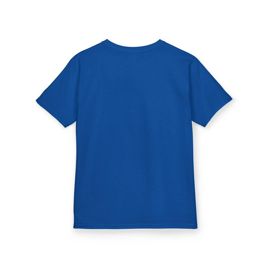 Kids Tee — Beagle Holding Straw Hat Cute Dog Graphic
