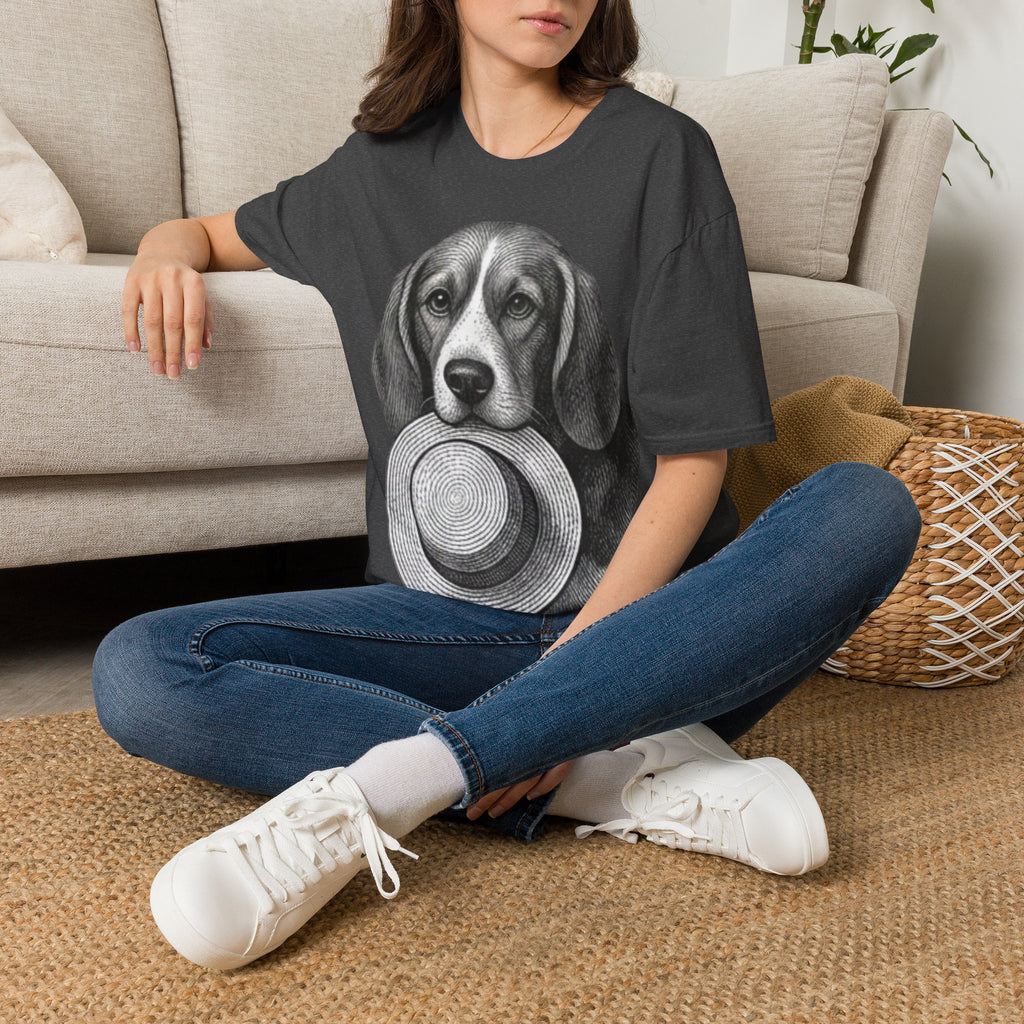 Beagle Portrait T-Shirt — Realistic Dog Face Tee for Dog Lovers