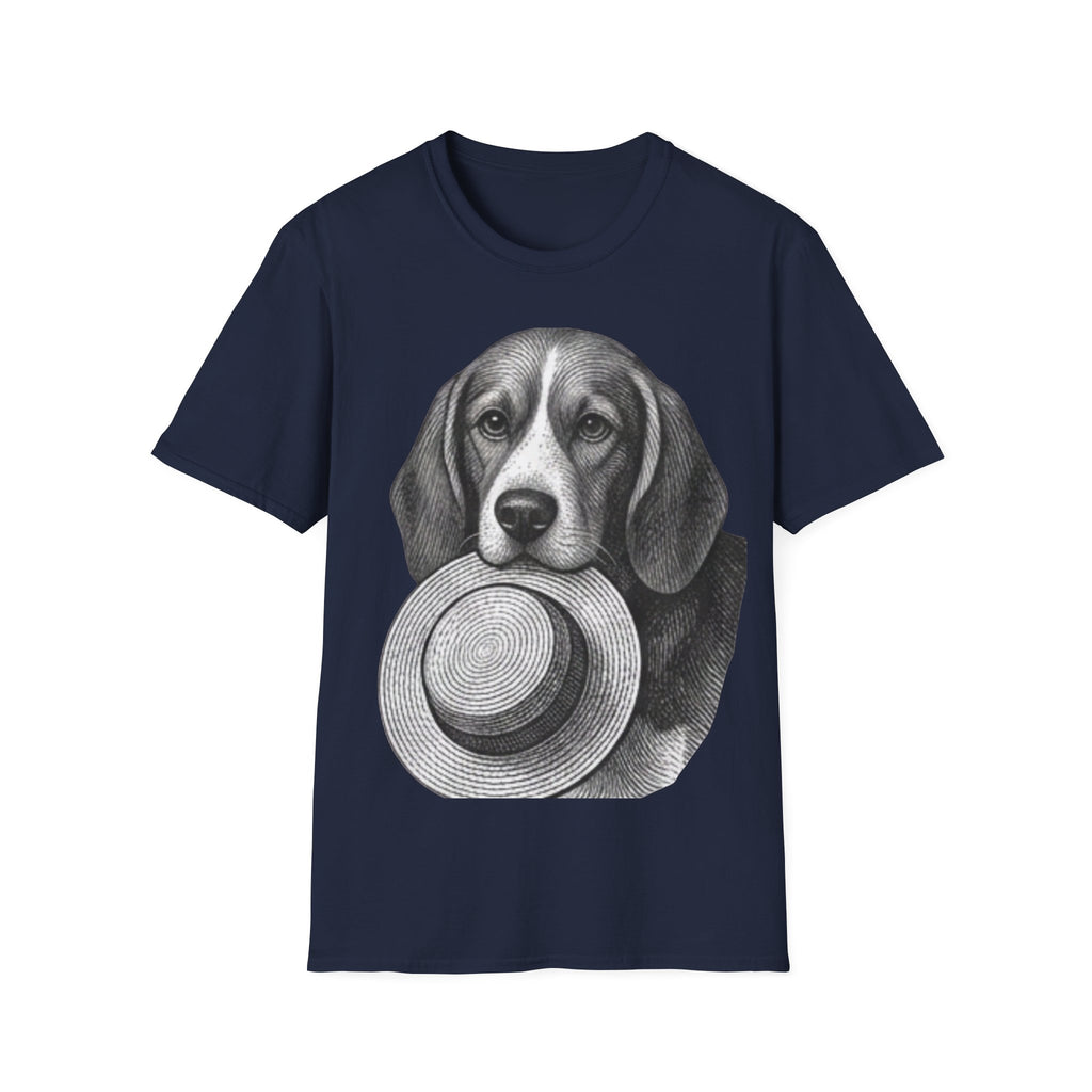 Beagle Portrait T-Shirt — Realistic Dog Face Tee for Dog Lovers