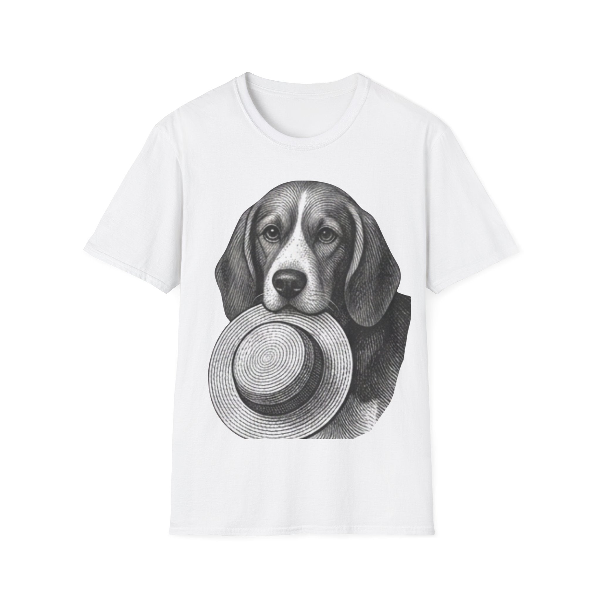 Beagle Portrait T-Shirt — Realistic Dog Face Tee for Dog Lovers