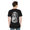 Beagle hat thief Classic Black Crewneck T‑Shirt — Minimal Everyday Tee