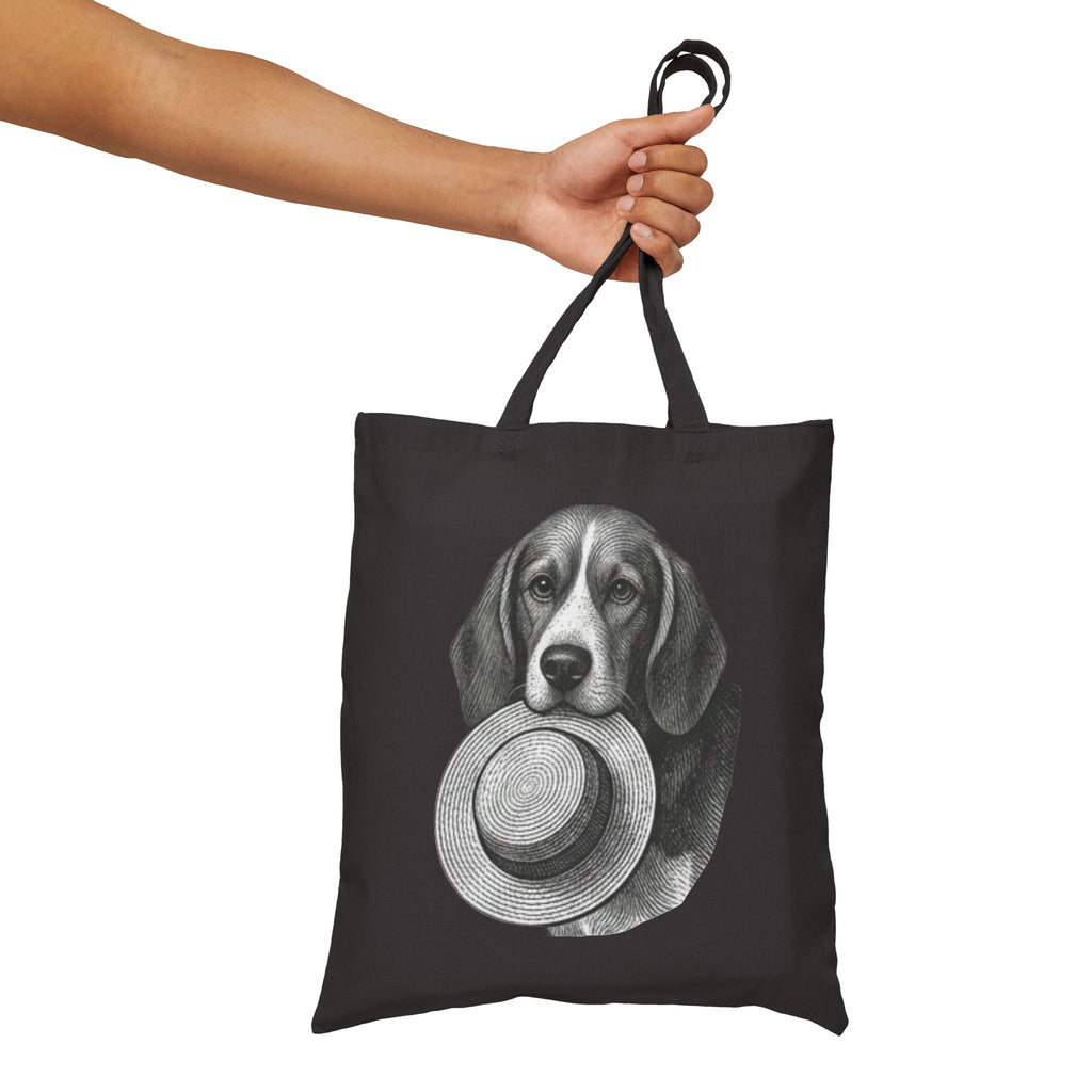 Beagle Tote Bag — Fergus the Hat Thief