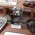 Dog With Hat Smartphone Stand – Portable Mobile Display Stand for Phones, Cute Beagle Illustration