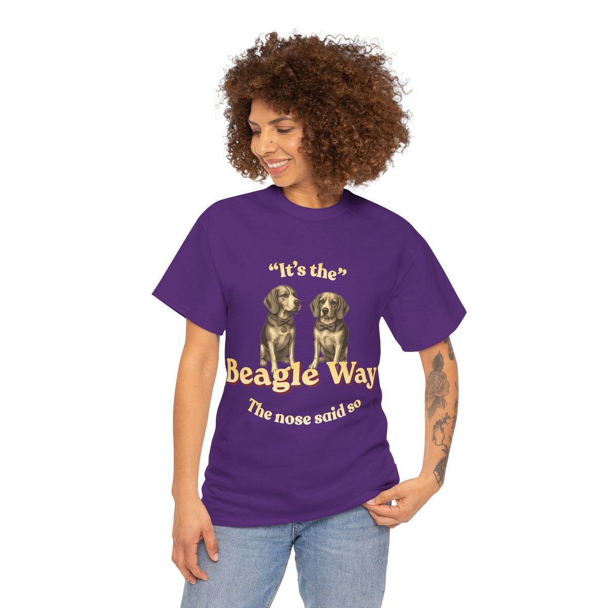 Beagle Way T-Shirt — "It's the Beagle Way" Retro Dog Lover Tee
