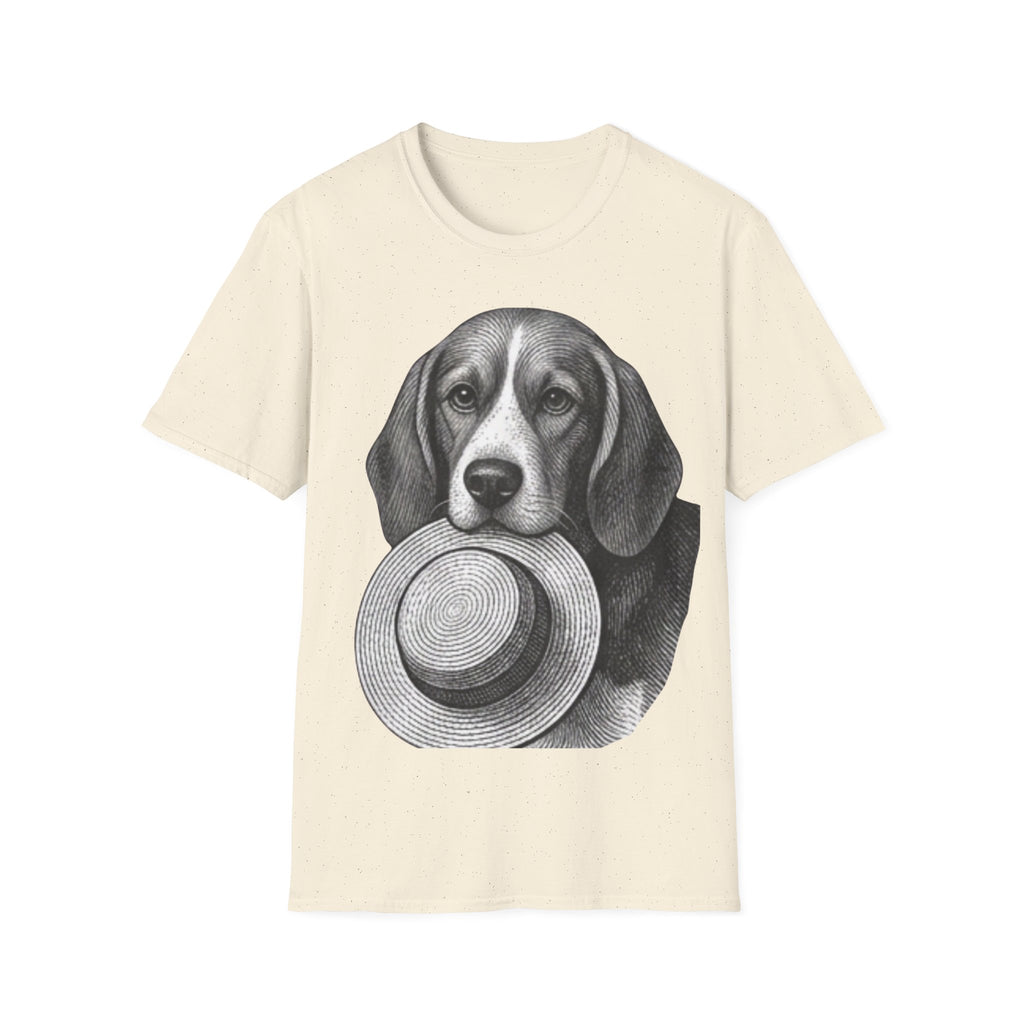 Beagle Portrait T-Shirt — Realistic Dog Face Tee for Dog Lovers