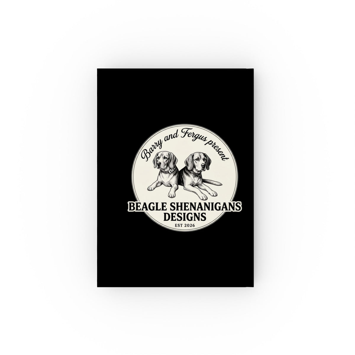 Beagle Ice Cream Journal — Hardback Notebook for Dog Lovers