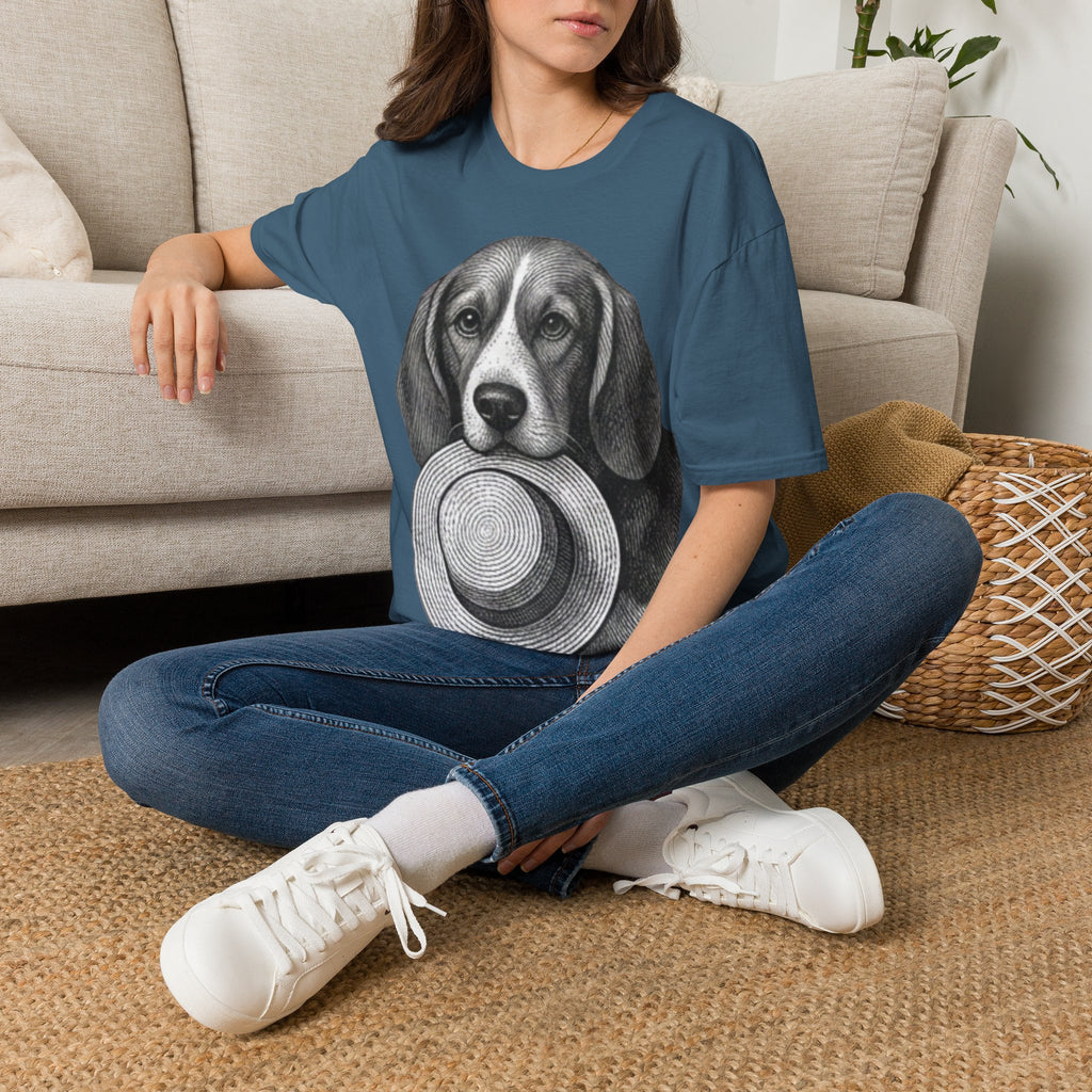 Beagle Portrait T-Shirt — Realistic Dog Face Tee for Dog Lovers