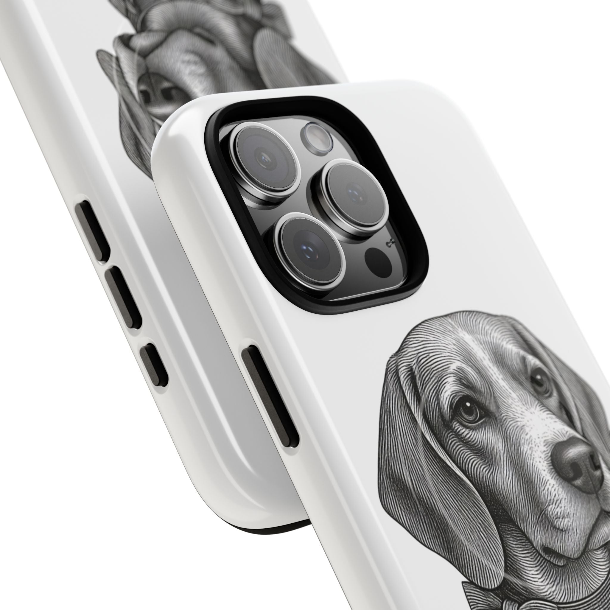 Beagle Portrait Tough Magnetic Phone Case — Barry the Distinguished Beagle