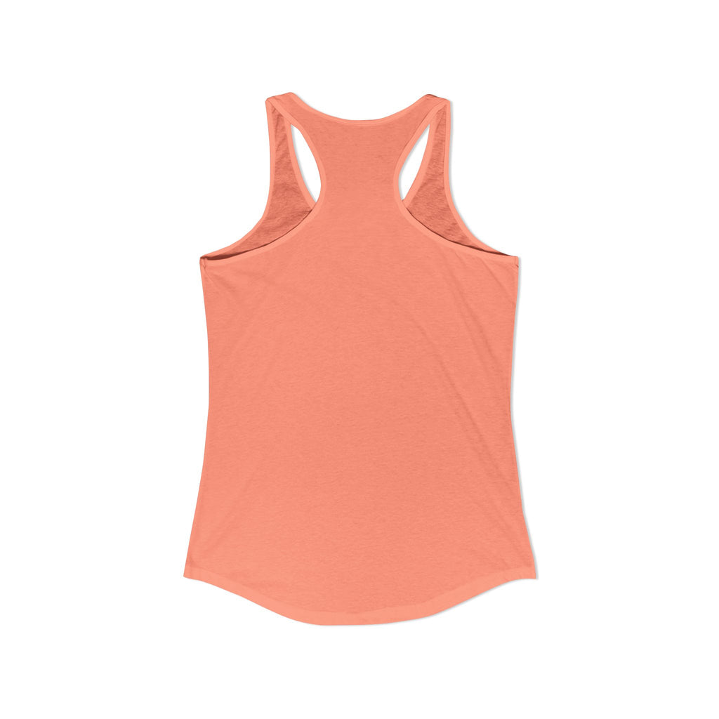 Beagle Women's  Racerback Tank- Fergus the Hat Thief