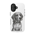 Beagle Portrait Tough Magnetic Phone Case — Barry the Distinguished Beagle