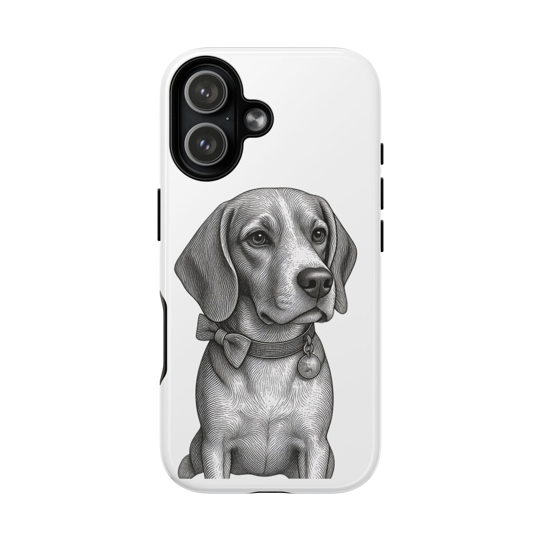 Beagle Portrait Tough Magnetic Phone Case — Barry the Distinguished Beagle