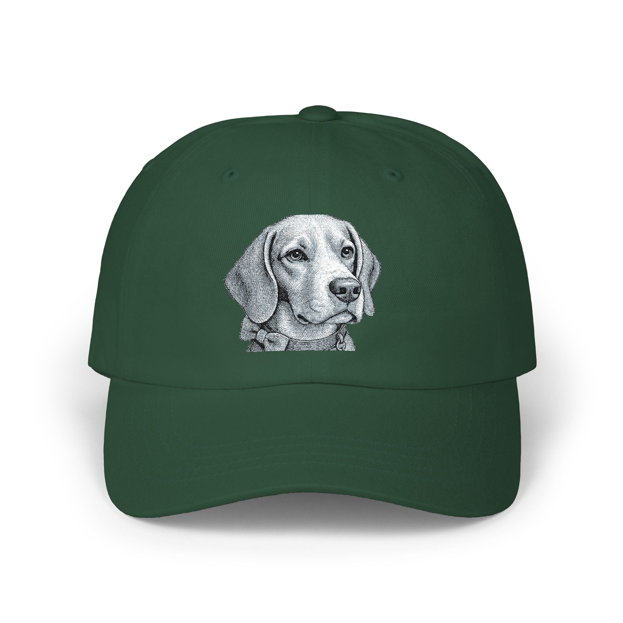 Beagle Baseball Cap — Barry the Distinguished Bowtie Beagle - Beagle Embroidered Dad