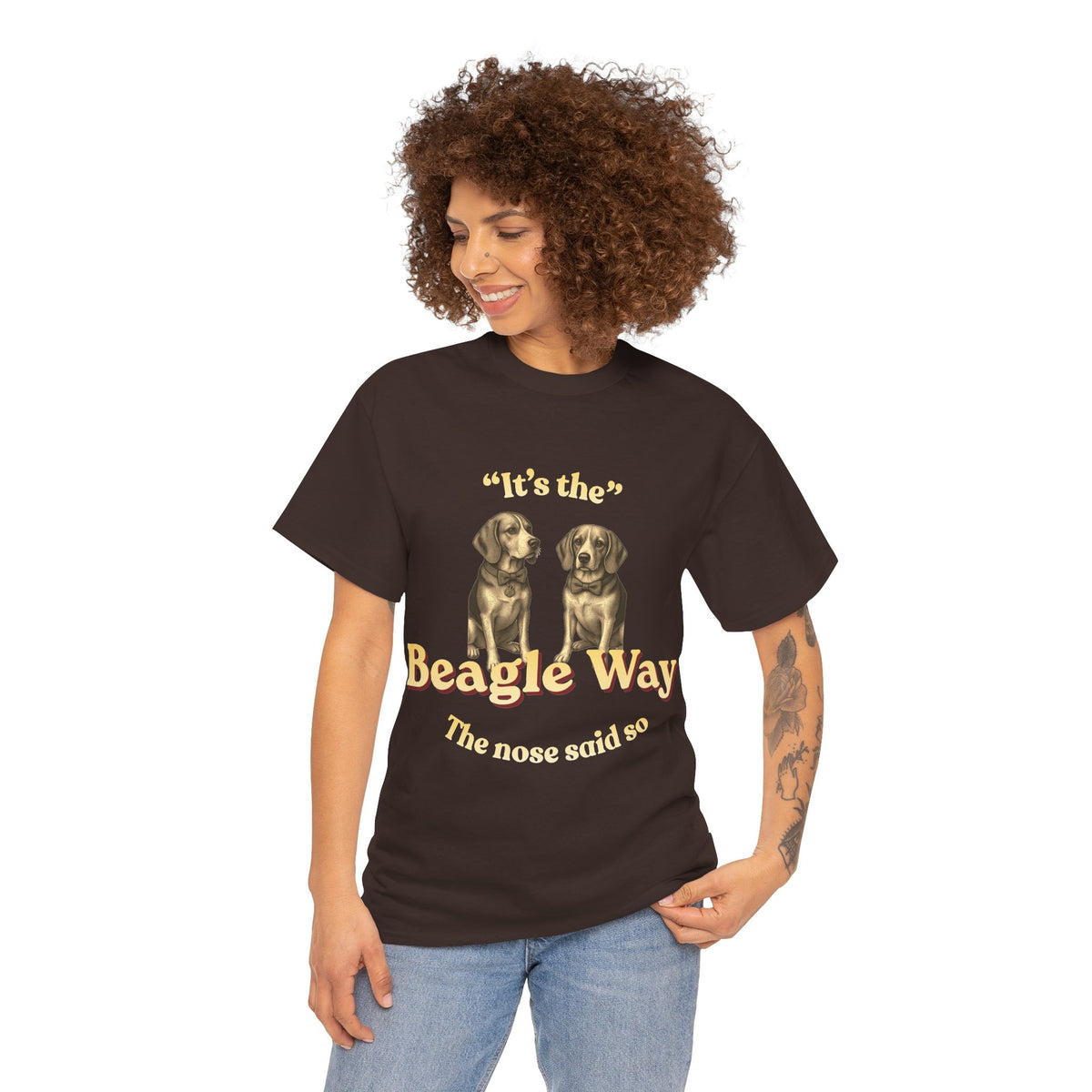 Beagle Way T-Shirt — "It's the Beagle Way" Retro Dog Lover Tee