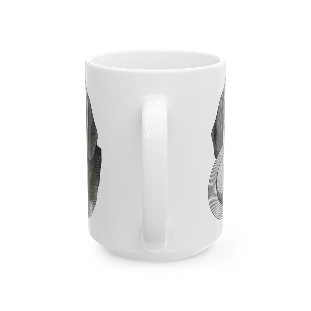 Beagle Ceramic Mug — Fergus the Hat Thief