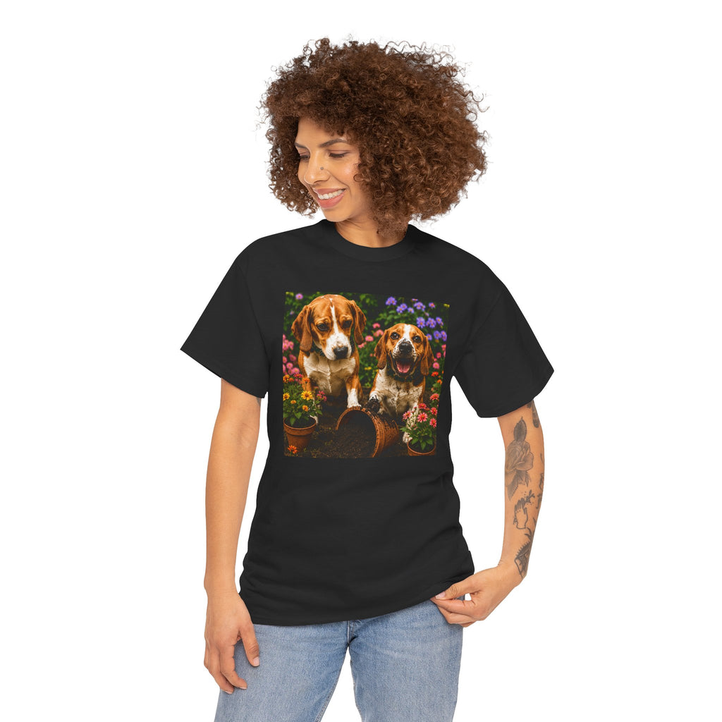 Beagle Garden T-Shirt, Beagle Lover Shirt, Funny Dog Mom Gift, Beagle Dog Shirt, Cute Beagle Gift, Dog Lover Tee