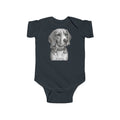 Beagle Baby Bodysuit  — Cute Puppy Infant Onesie- Barry the Distinguished Bowtie Beagle