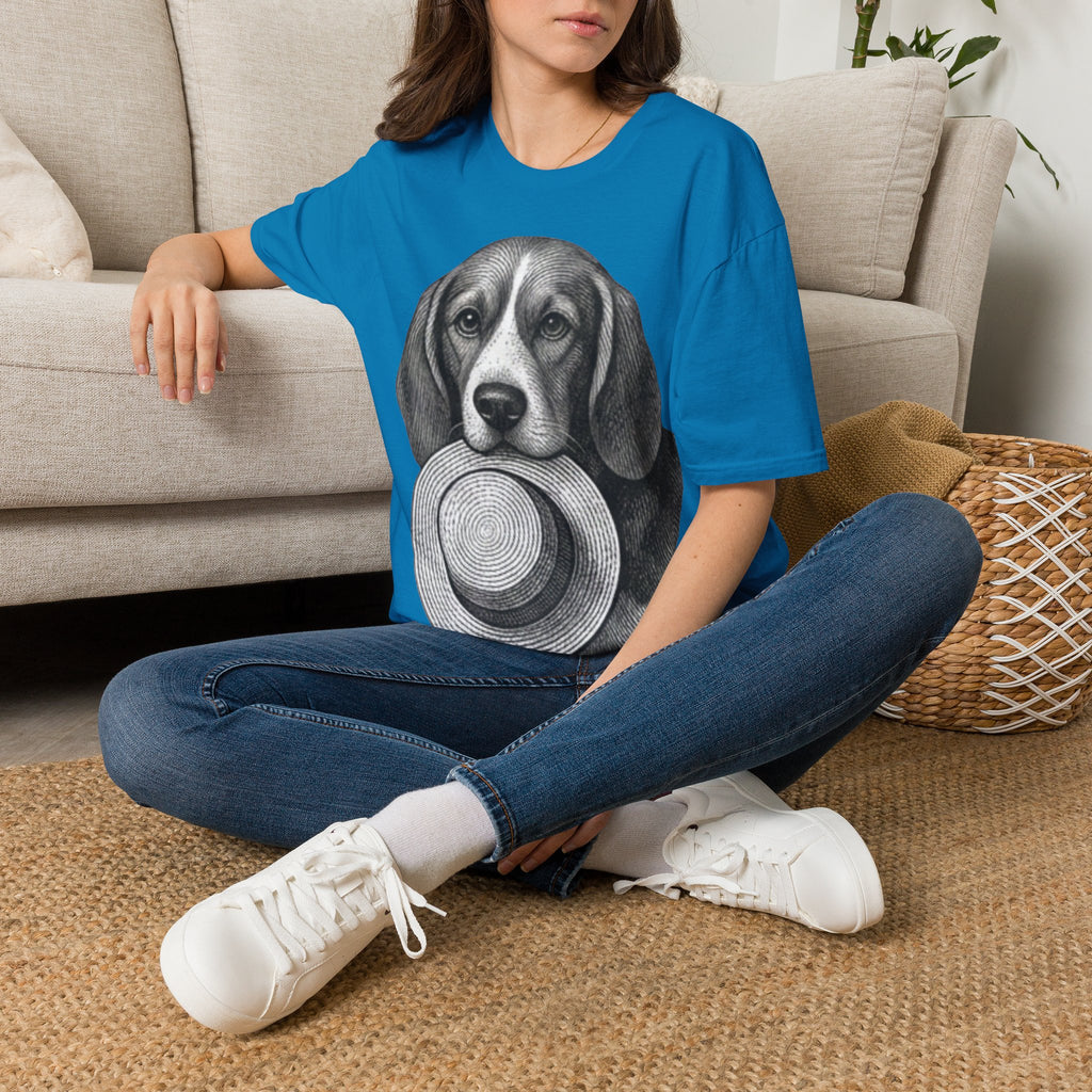 Beagle Portrait T-Shirt — Realistic Dog Face Tee for Dog Lovers