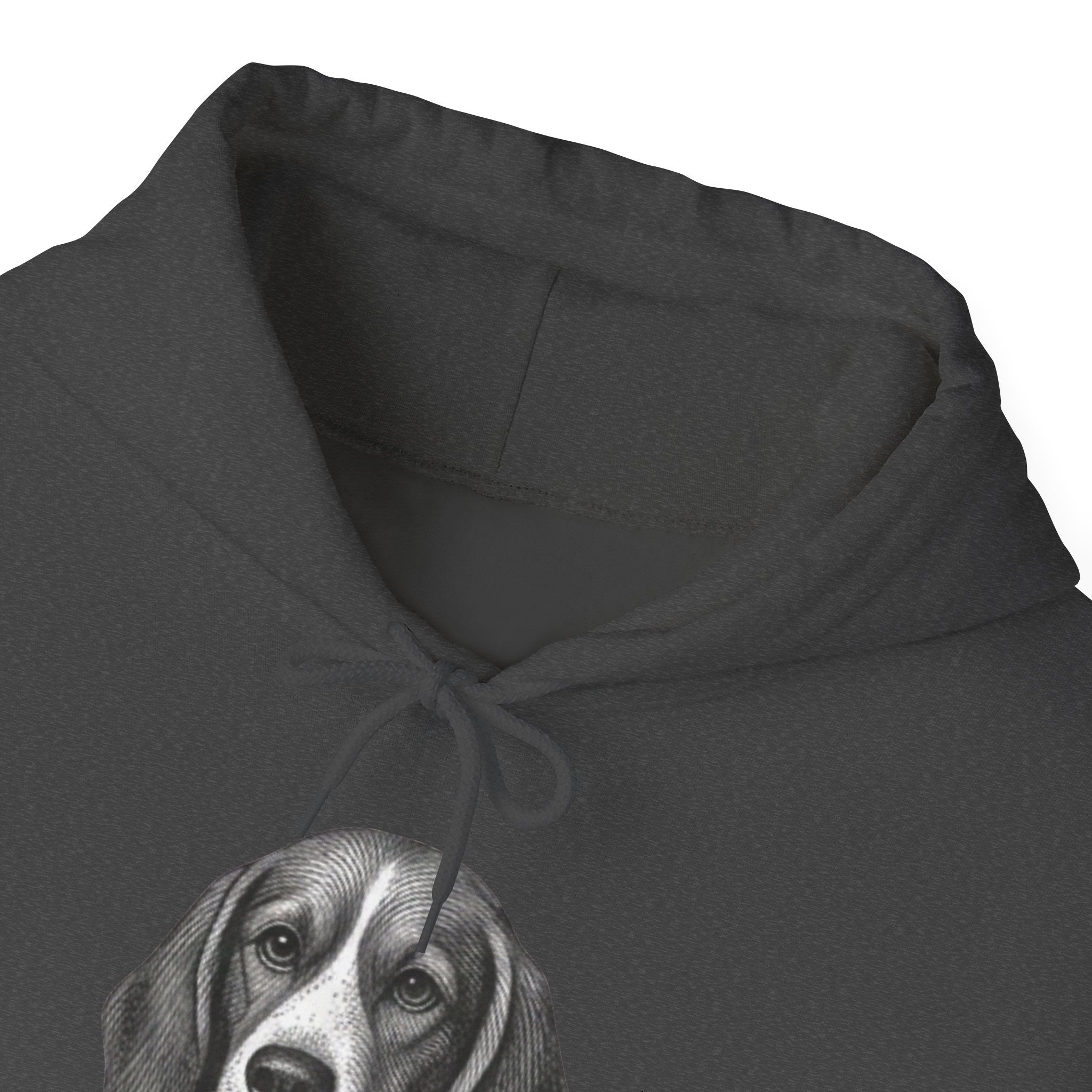 Beagle with Hat Hoodie – Cute Dog Illustration Pullover