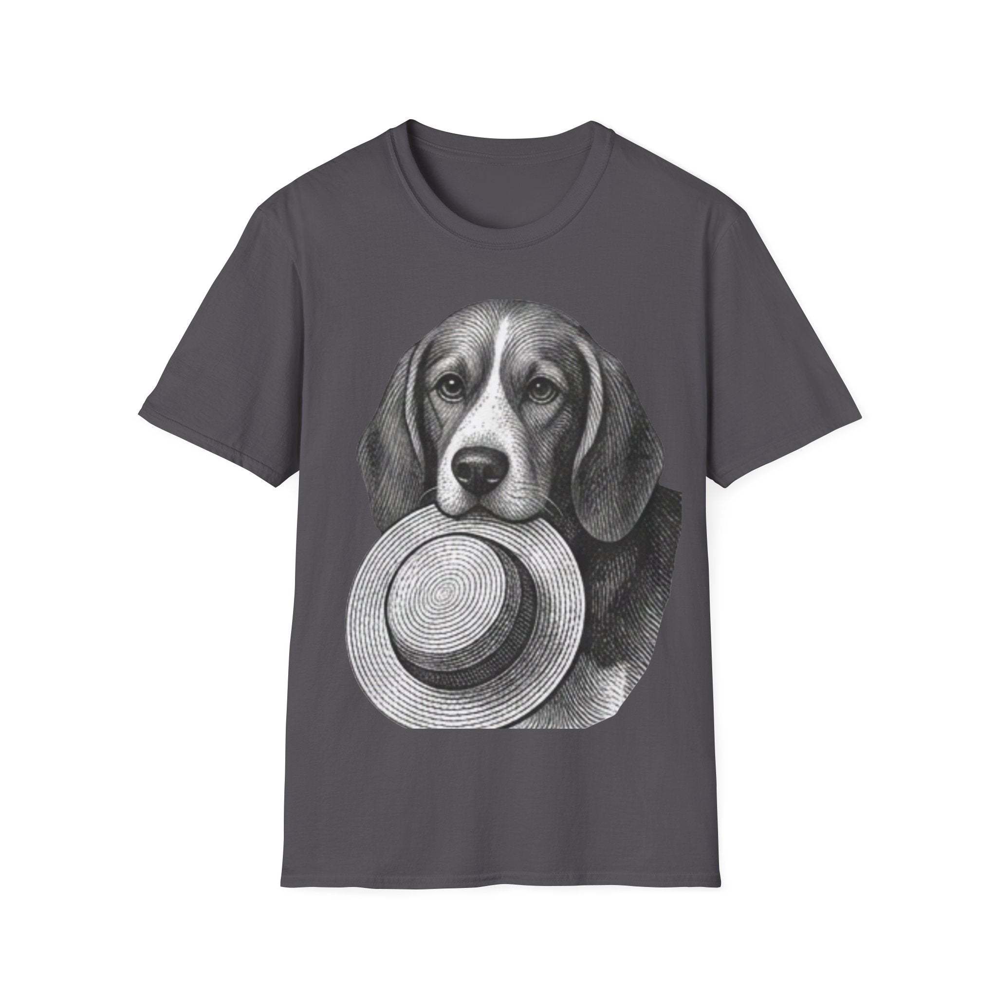 Beagle Portrait T-Shirt — Realistic Dog Face Tee for Dog Lovers