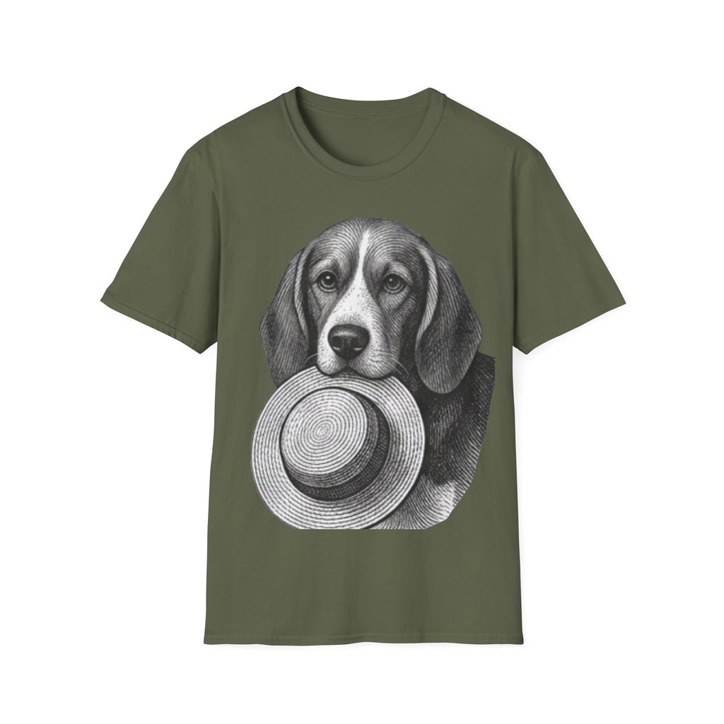 Beagle Portrait T-Shirt — Realistic Dog Face Tee for Dog Lovers