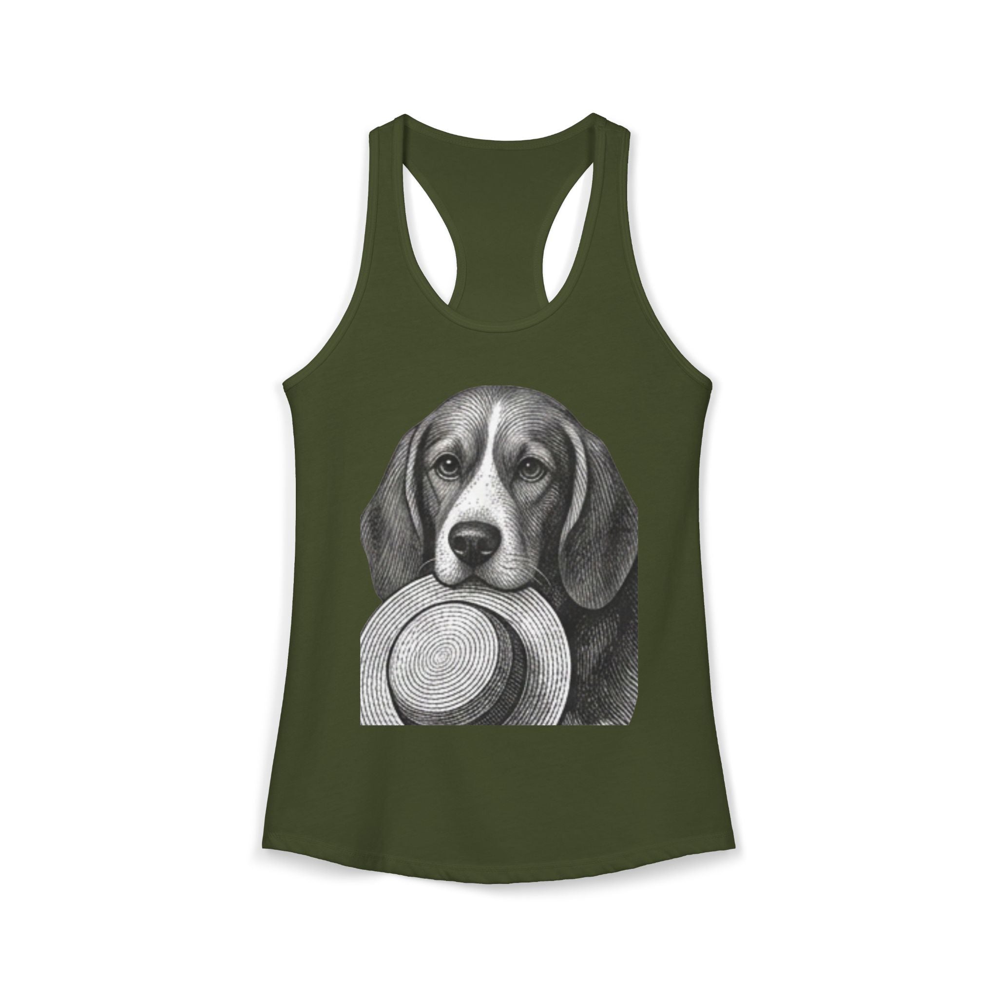 Beagle Women's Ideal Racerback Tank