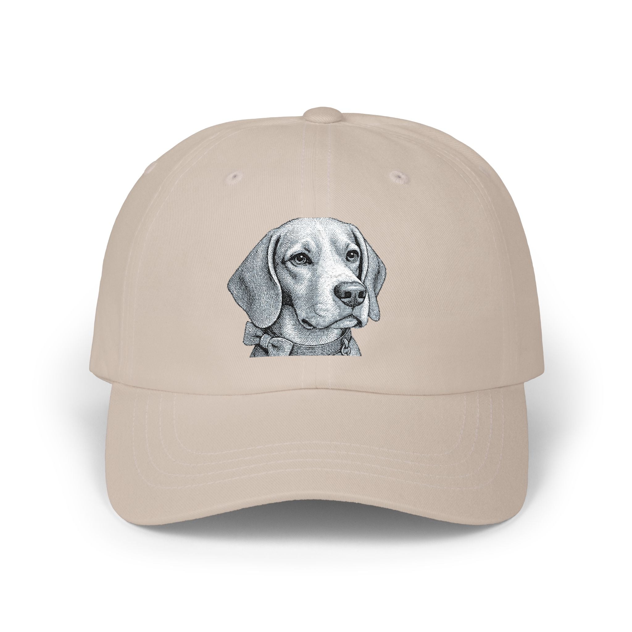 Beagle Baseball Cap — Barry the Distinguished Bowtie Beagle - Beagle Embroidered Dad