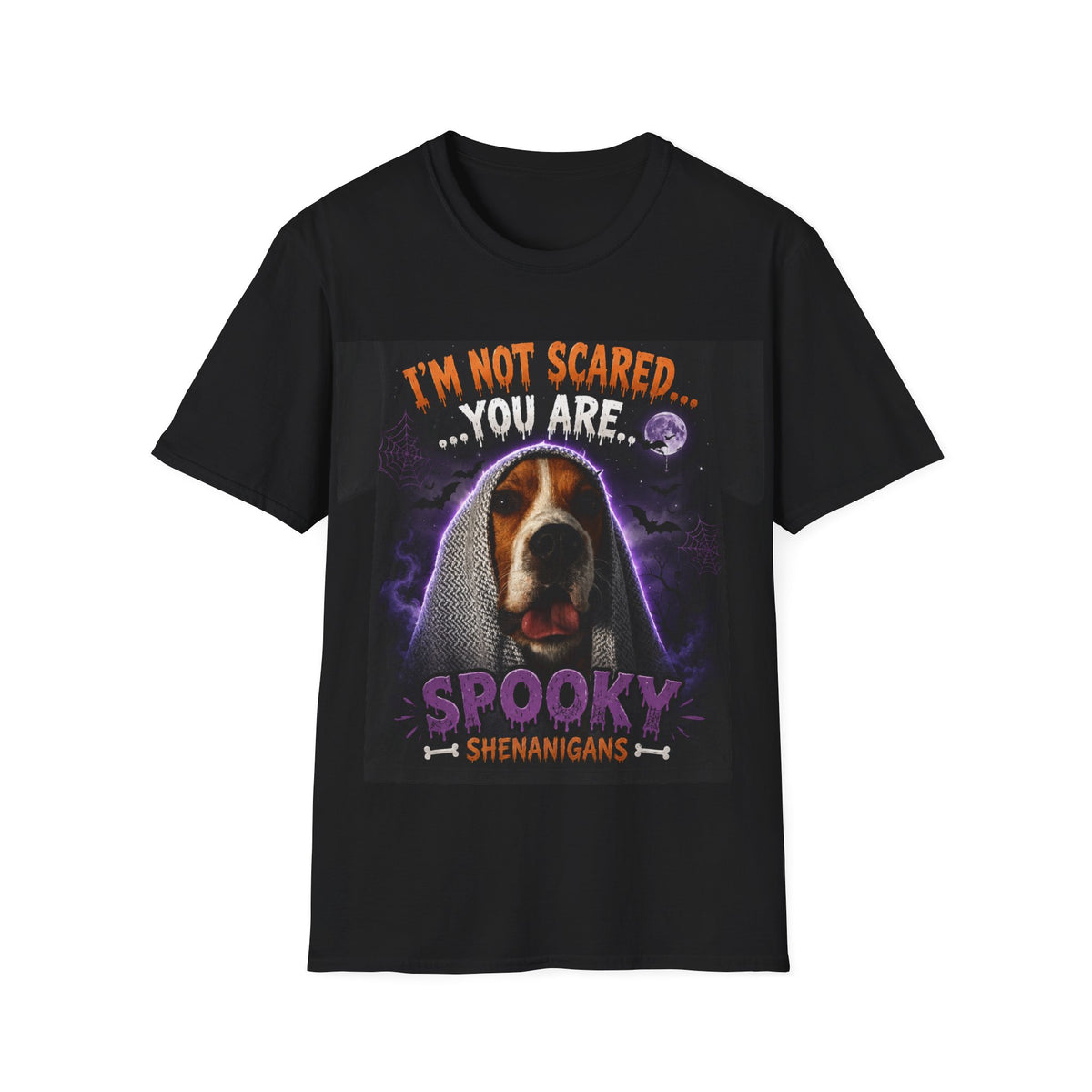 Beagle Halloween- I'm Not Scared…You Are — Spooky Dog Halloween T-Shirt