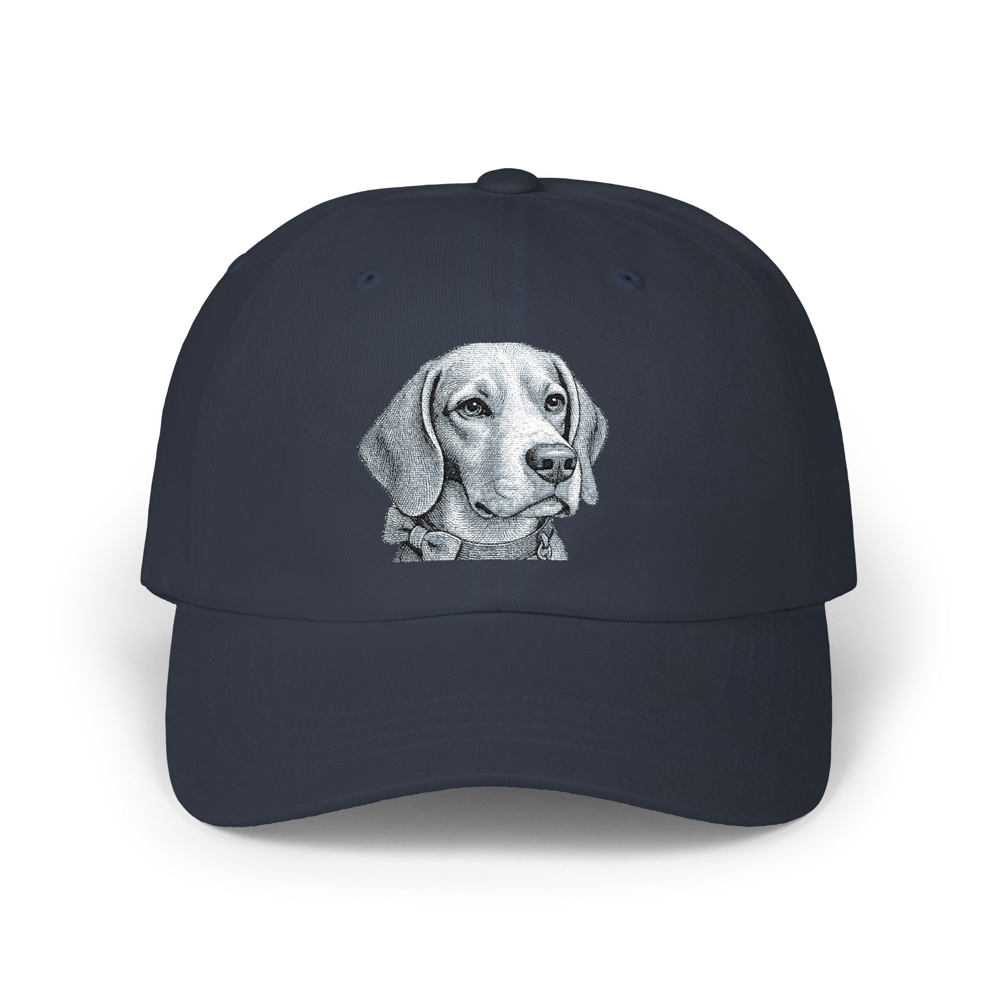 Beagle Baseball Cap — Barry the Distinguished Bowtie Beagle - Beagle Embroidered Dad