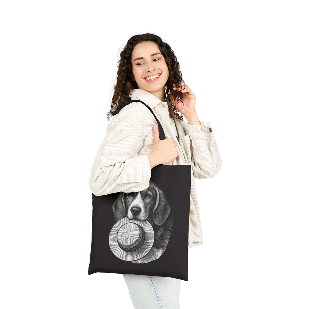 Beagle Tote Bag — Fergus the Hat Thief