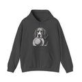 Beagle with Hat Hoodie – Cute Dog Illustration Pullover