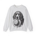 Beagle Holding Hat Crewneck Sweatshirt