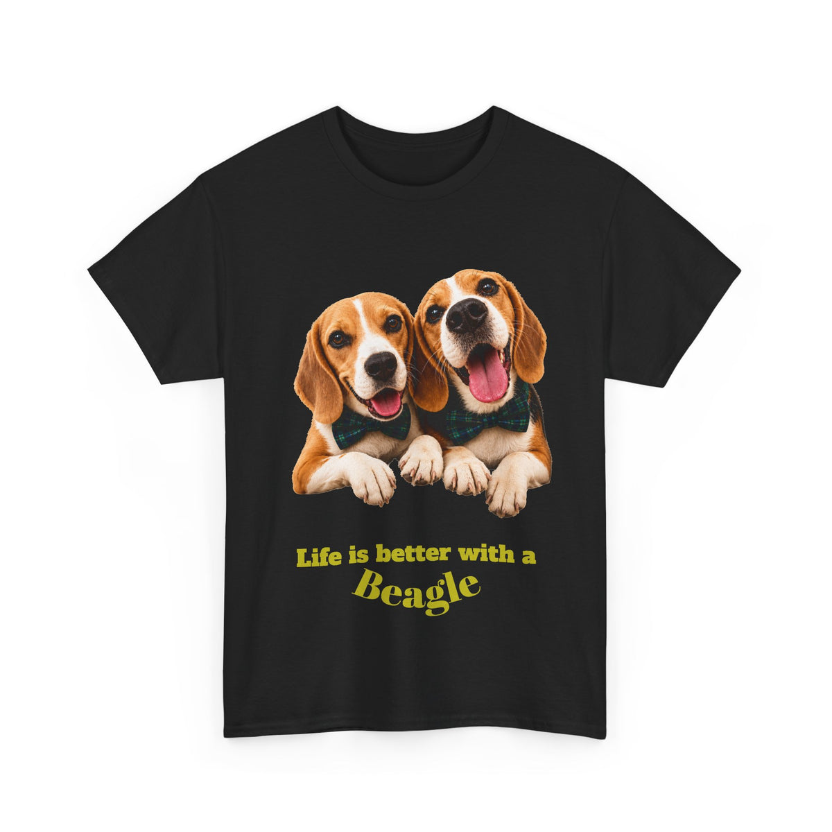 Beagle Dogs T-Shirt — "Life is Better with a Beagle" Cute Pet Lover Tee