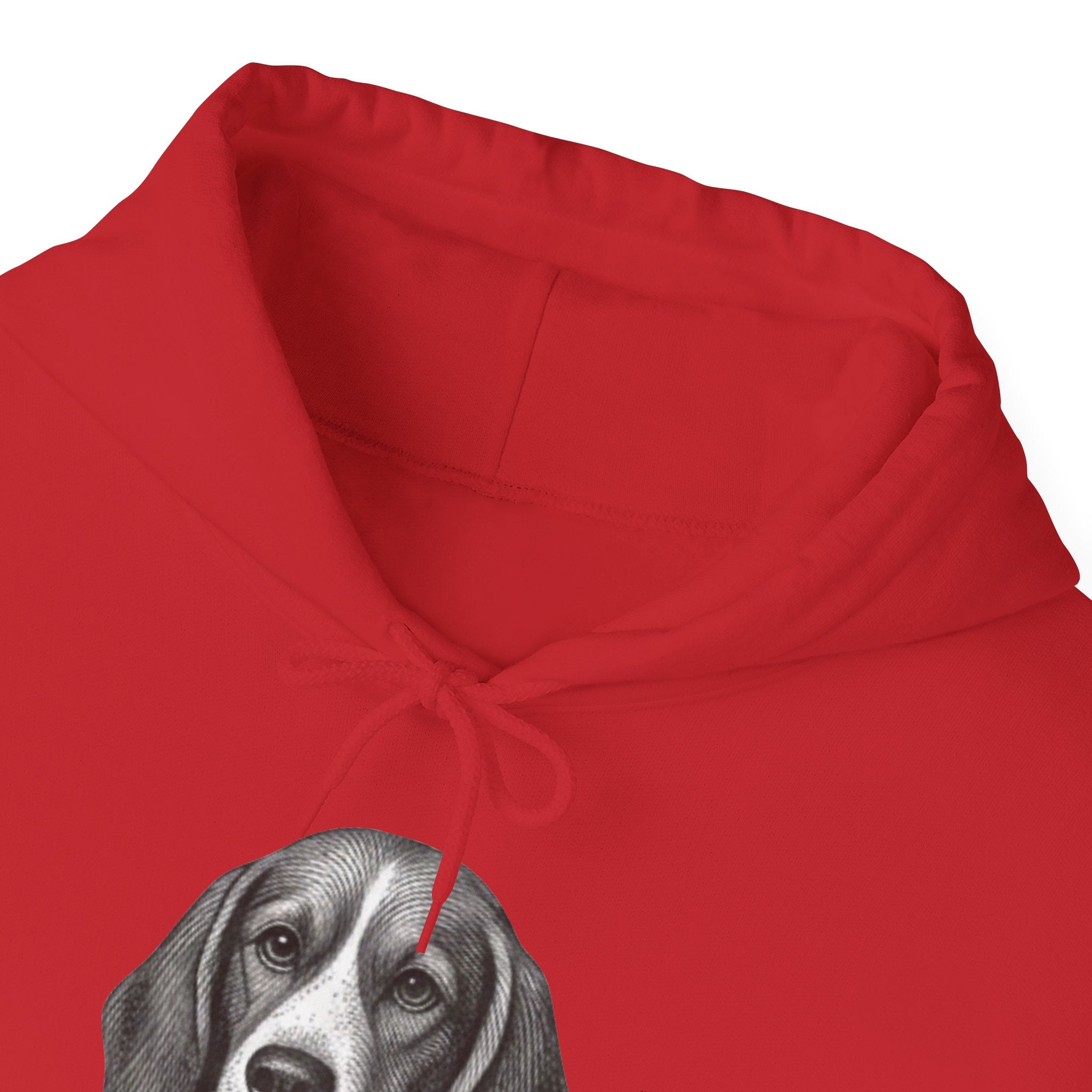 Beagle with Hat Hoodie – Cute Dog Illustration Pullover