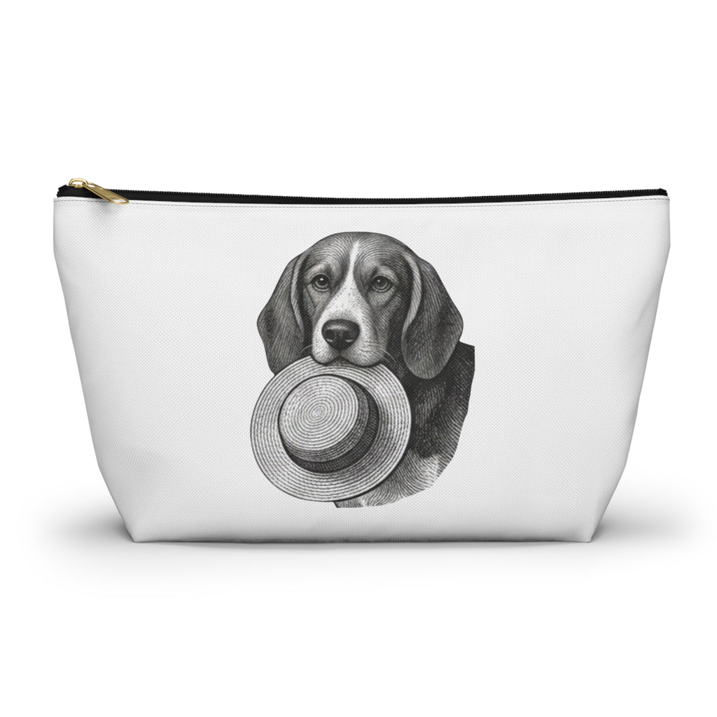 Beagle with Hat Accessory Pouch — Fergus the Hat Thief