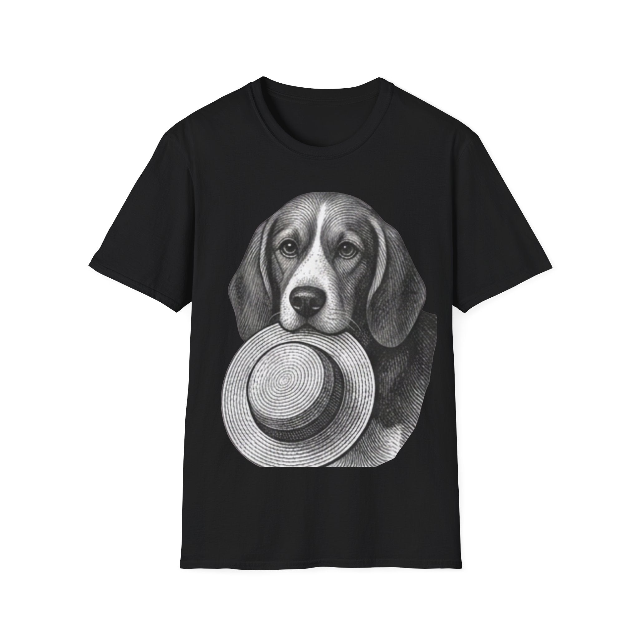 Beagle Portrait T-Shirt — Realistic Dog Face Tee for Dog Lovers