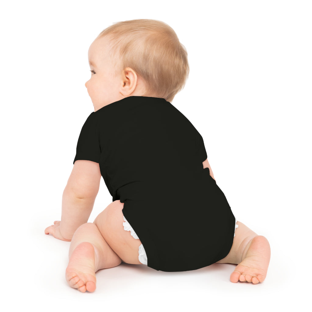 Beagle Baby Bodysuit — Adorable beagle  Bathtub Design with Rubber Duck
