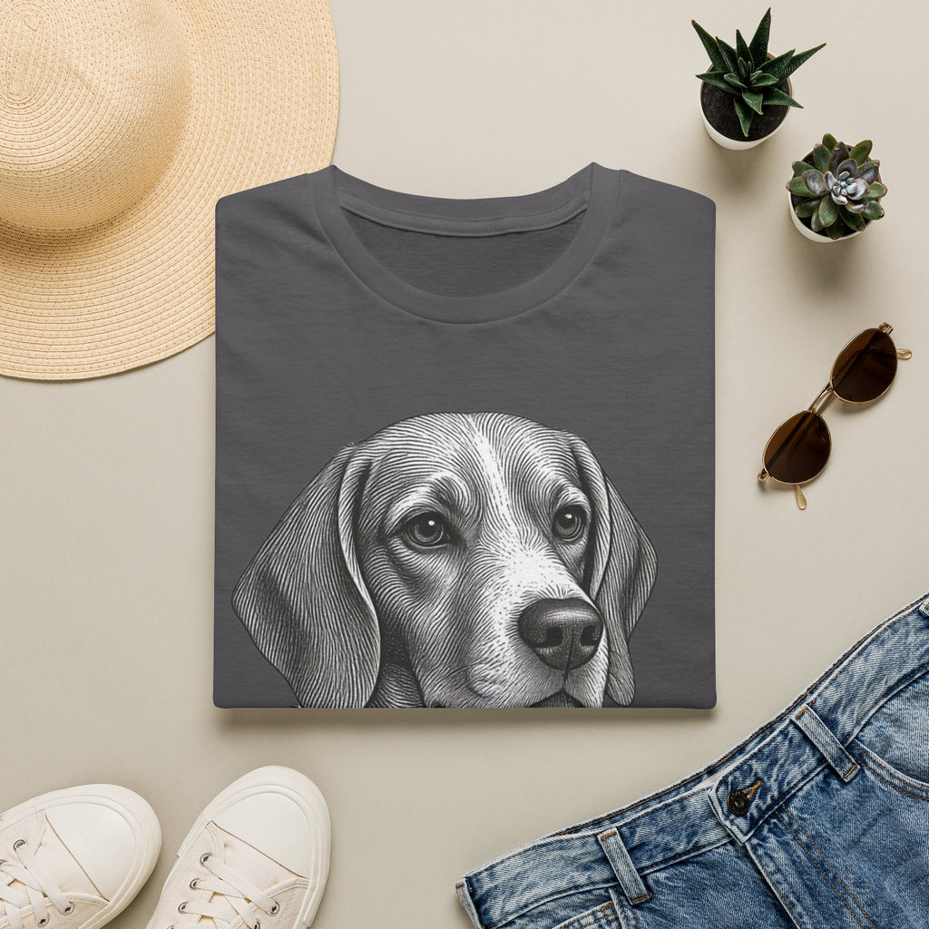Beagle Portrait T-Shirt — Barry the Distinguished Bowtie Beagle