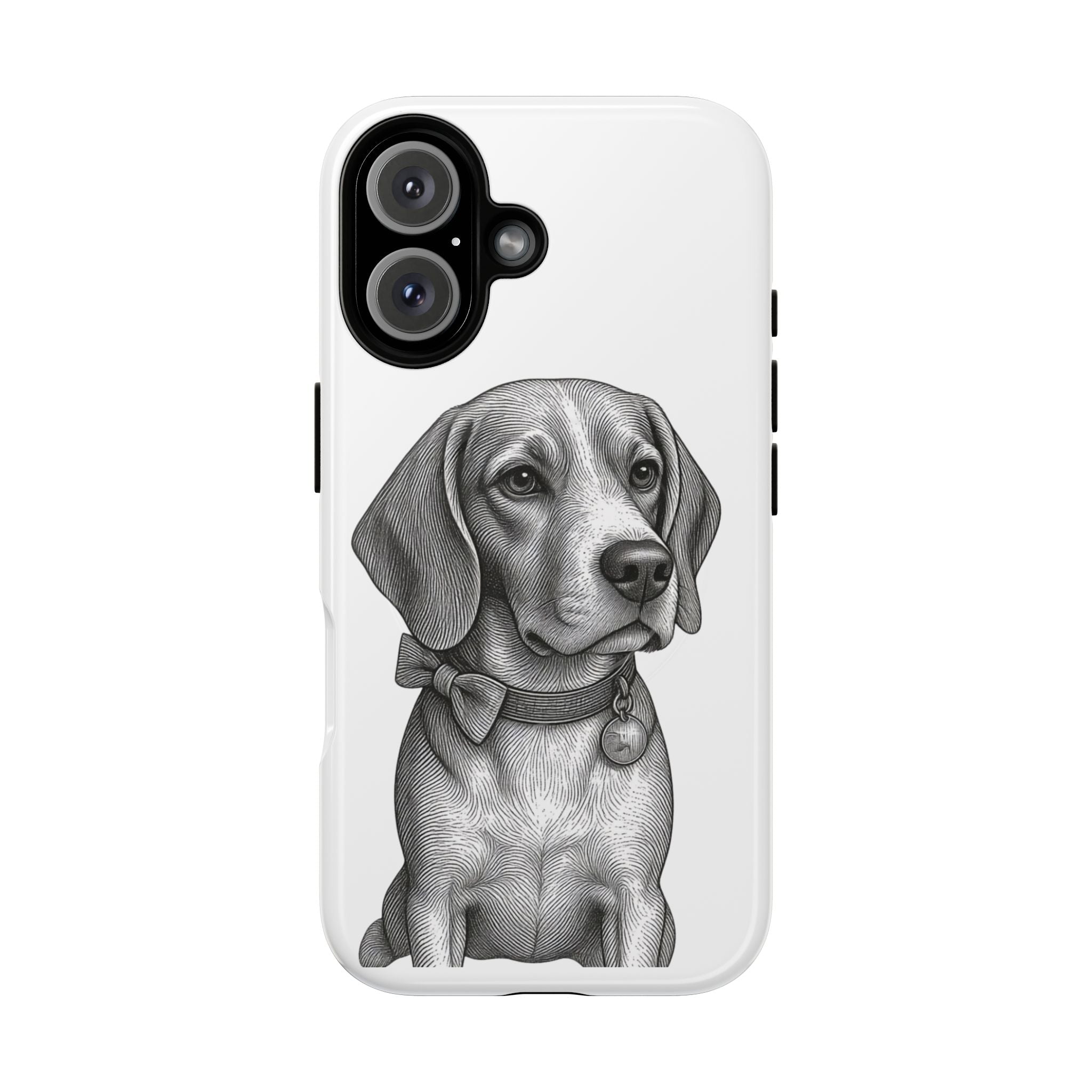 Beagle Portrait Tough Magnetic Phone Case — Barry the Distinguished Beagle