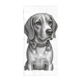 Beagle Portrait Beach Towel – Barry the Distinguished Bowtie Beagle
