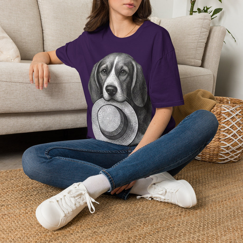 Beagle Portrait T-Shirt — Realistic Dog Face Tee for Dog Lovers